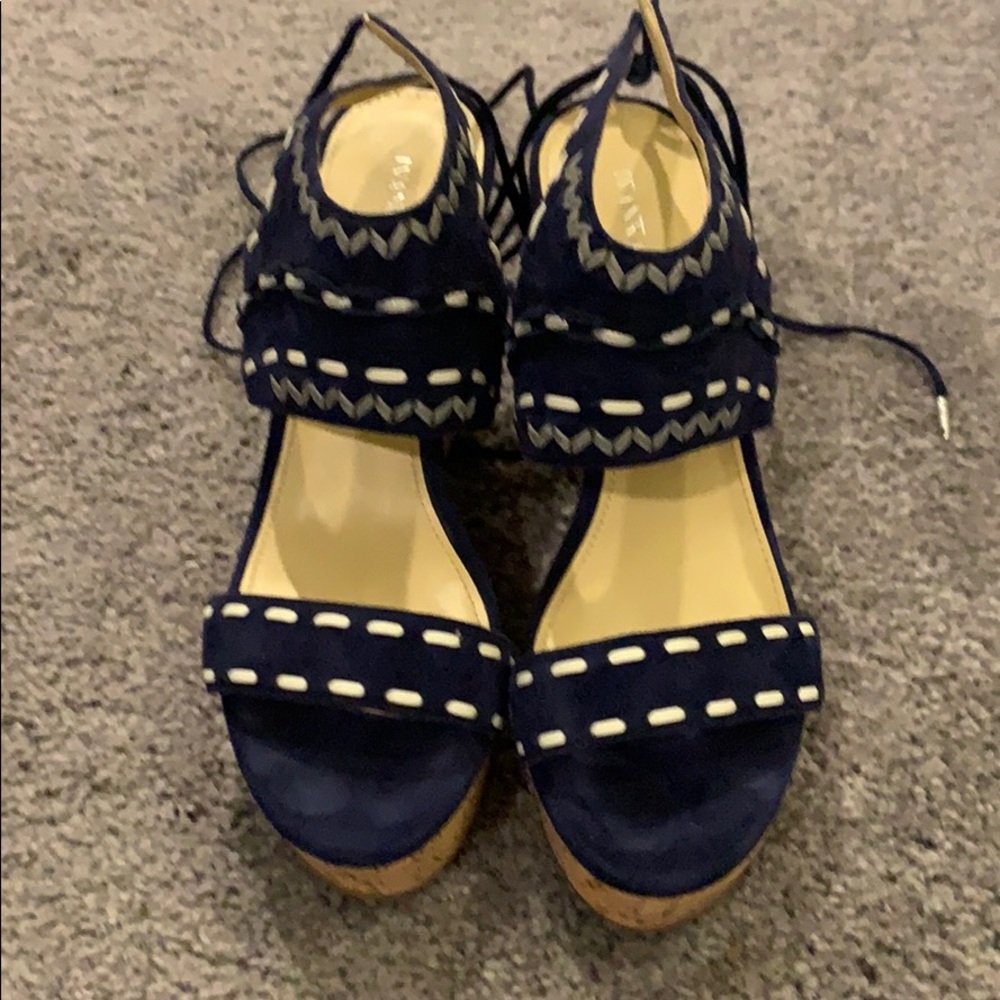 New platform strappy sandals